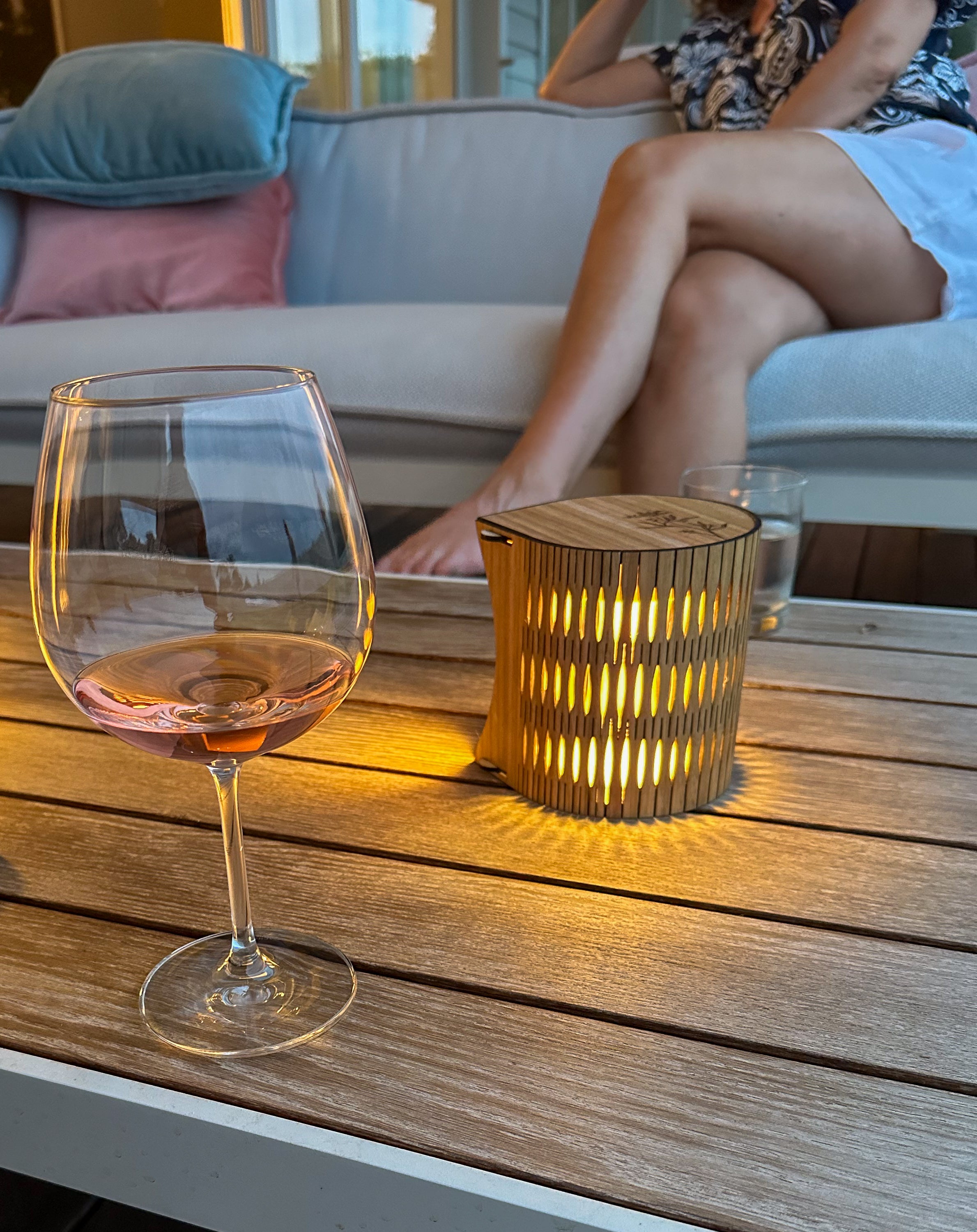 Bubble Cordless Lamp outdoor entertaining 