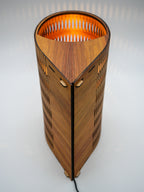 Droplet Lamp in blackwood timber