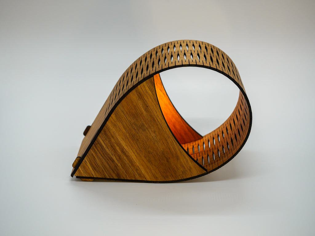 Portable Droplet Lamp in blackwood timber from RS Studio 