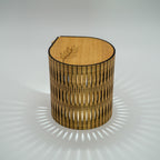 Portable Bubble Lamp in eucalypt timber top from RS Studio